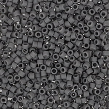 Miyuki delica beads 11/0 - Matte opaque charcoal - DB-2409